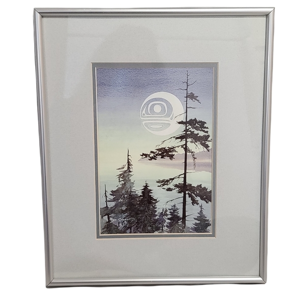 The Moon framed art print by Sue Coleman